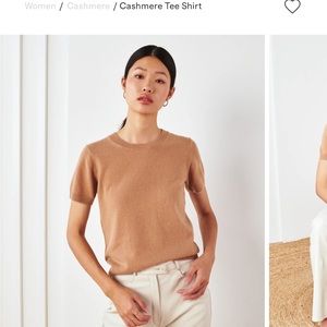 Quince Mongolian Cashmere Tee